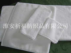 厂家直供32支纱白色平织全棉酒店毛巾套件_运动、休闲